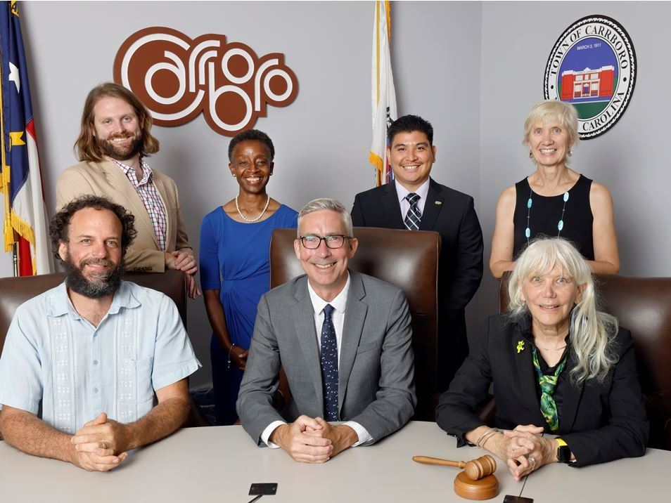 Carrboro Town Council Group Photo June 2022