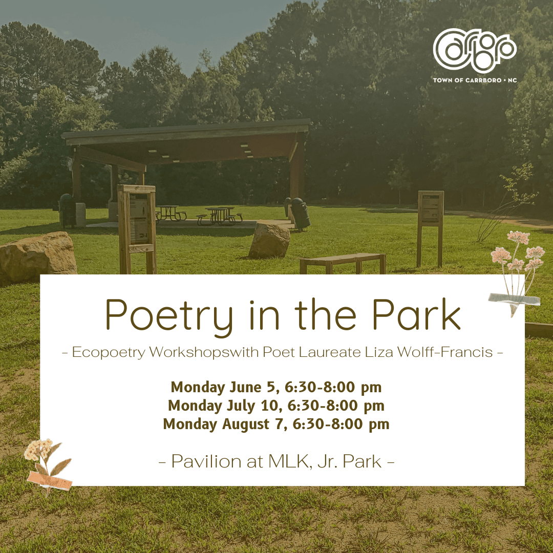 Poetry in the Park Summer 2023