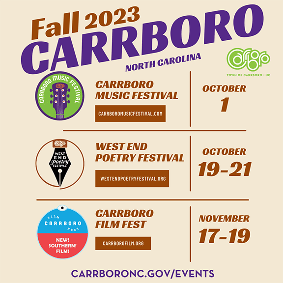 2023 Fall Events in Carrboro 