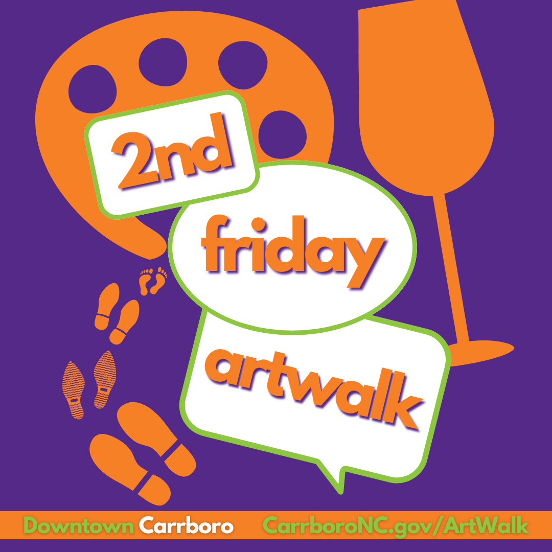 2nd friday art walk graphic