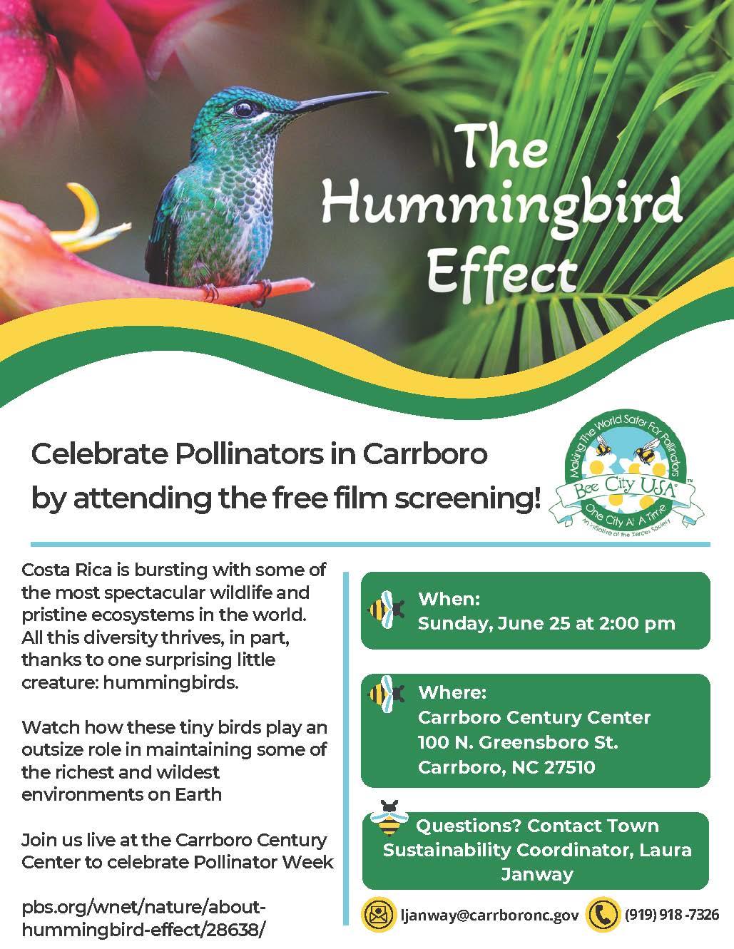 The Hummingbird Effect Movie Screening