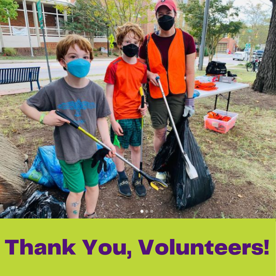 Thank you volunteers